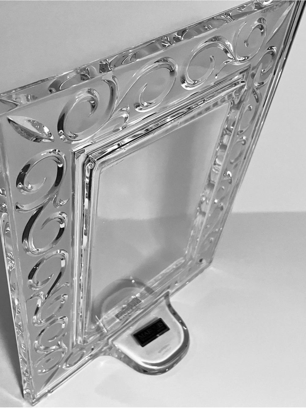 Marquis by WATERFORD Crystal ARABESQUE Picture Frame / For 4x6 Photo / GERMANY - Picture 4 of 10